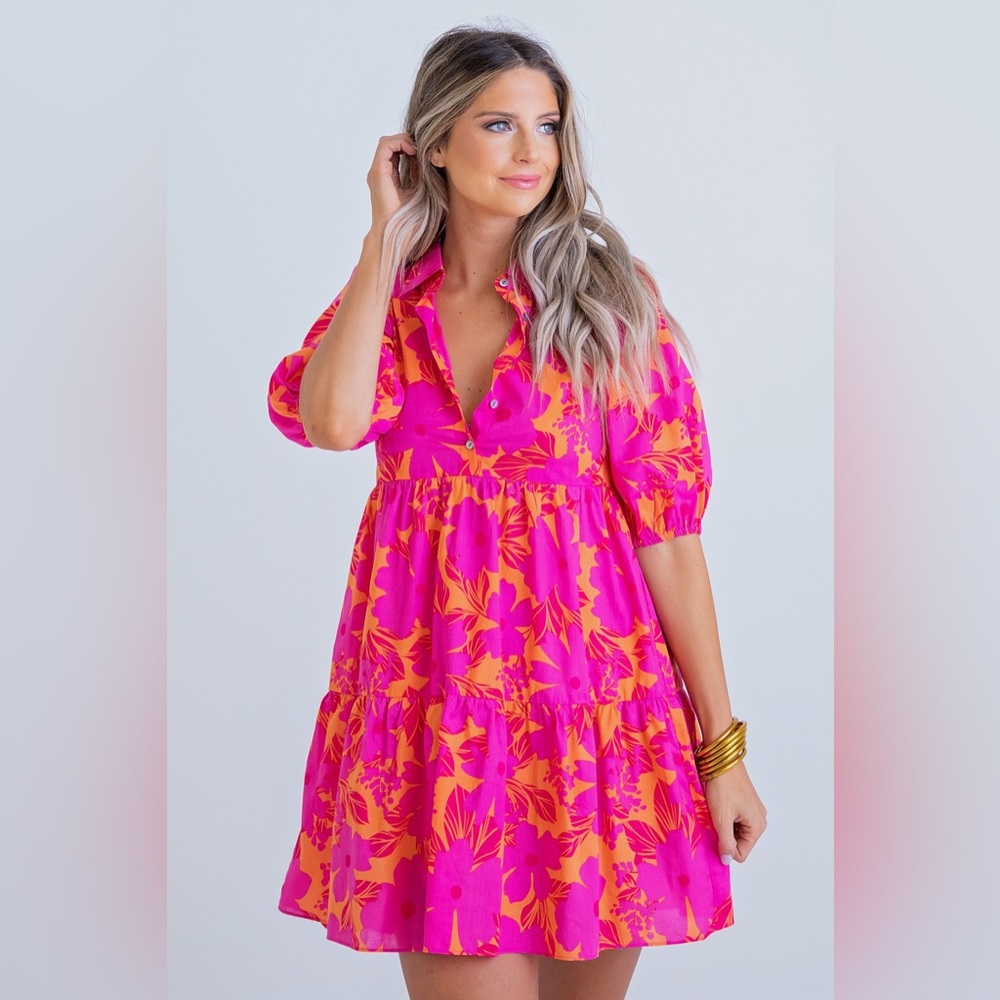Karlie tropical breeze mini dress